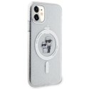 Karl Lagerfeld nakładka do iPhone 11 KLHMN61HGKCNOT przezroczysta HC Magsafe IML KC Glitter