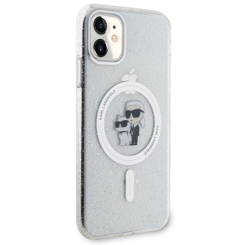 Karl Lagerfeld nakładka do iPhone 11 KLHMN61HGKCNOT przezroczysta HC Magsafe IML KC Glitter Karl Lagerfeld nakładka do iPhone 11 KLHMN61HGKCNOT przezroczysta HC Magsafe IML KC Glitter