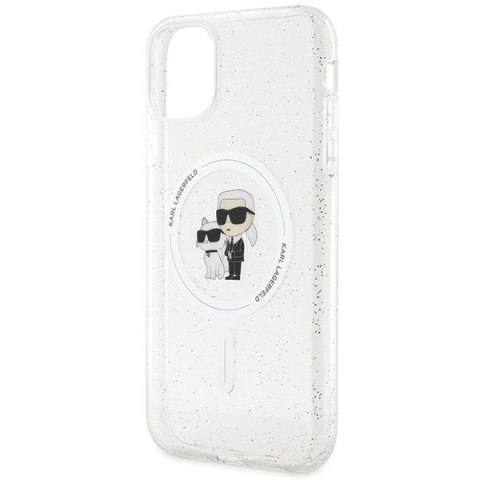 Karl Lagerfeld nakładka do iPhone 11 KLHMN61HGKCNOT przezroczysta HC Magsafe IML KC Glitter Karl Lagerfeld nakładka do iPhone 11 KLHMN61HGKCNOT przezroczysta HC Magsafe IML KC Glitter