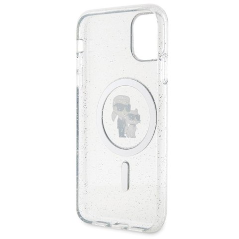 Karl Lagerfeld nakładka do iPhone 11 KLHMN61HGKCNOT przezroczysta HC Magsafe IML KC Glitter Karl Lagerfeld nakładka do iPhone 11 KLHMN61HGKCNOT przezroczysta HC Magsafe IML KC Glitter
