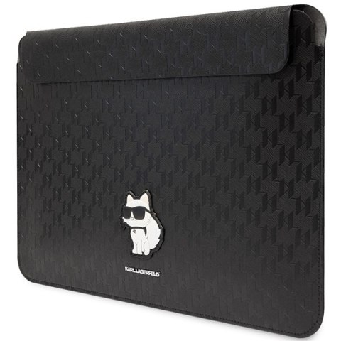 Karl Lagerfeld wsuwka KLCS16SAKHPCK 16" czarna Sleeve Mono Saffiano Choupette Karl Lagerfeld wsuwka KLCS16SAKHPCK 16" czarna Sleeve Mono Saffiano Choupette