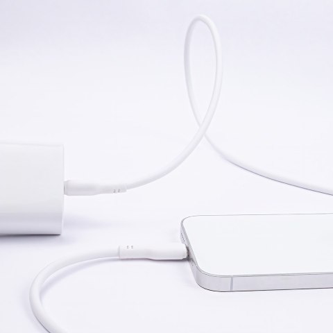 Maxlife kabel MFi MXUC-10 USB-C - Lightning 1,0 m 27W biały Maxlife kabel MFi MXUC-10 USB-C - Lightning 1,0 m 27W biały