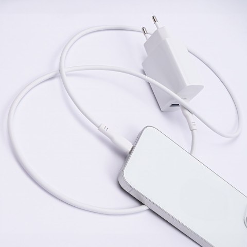 Maxlife kabel MFi MXUC-10 USB-C - Lightning 1,0 m 27W biały Maxlife kabel MFi MXUC-10 USB-C - Lightning 1,0 m 27W biały