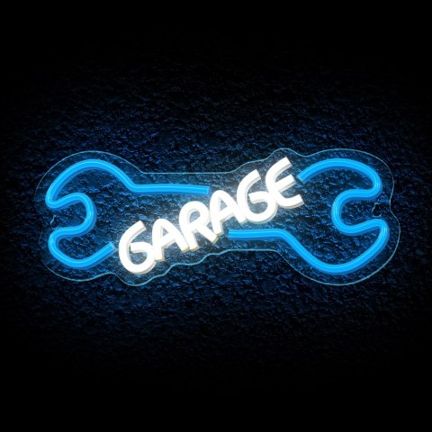 Neon PLEXI LED GARAGE błękit biały NNE22 Neolia Neon PLEXI LED GARAGE błękit biały NNE22 Neolia