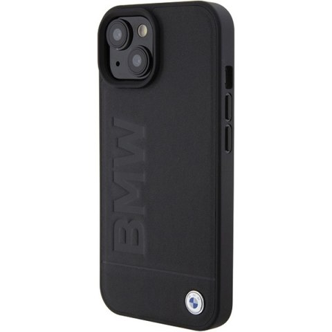 BMW nakładka do iPhone 15 Plus 6,7" BMHMP15MSLLBK czarna HC Magsafe Leather Hot Stamp BMW nakładka do iPhone 15 Plus 6,7" BMHMP15MSLLBK czarna HC Magsafe Leather Hot Stamp