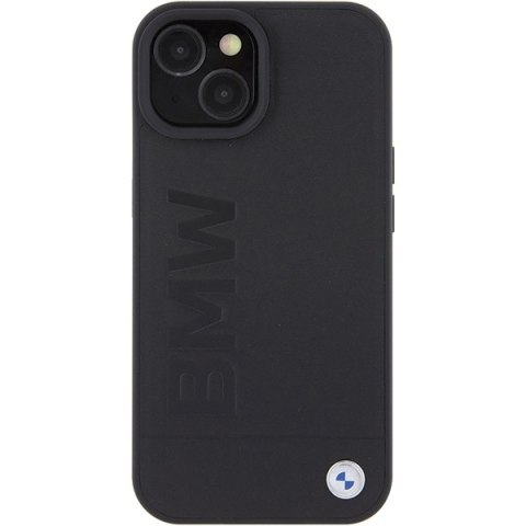 BMW nakładka do iPhone 15 Plus 6,7" BMHMP15MSLLBK czarna HC Magsafe Leather Hot Stamp BMW nakładka do iPhone 15 Plus 6,7" BMHMP15MSLLBK czarna HC Magsafe Leather Hot Stamp