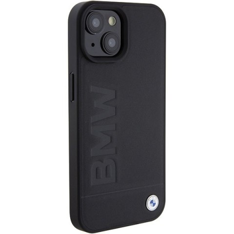 BMW nakładka do iPhone 15 Plus 6,7" BMHMP15MSLLBK czarna HC Magsafe Leather Hot Stamp BMW nakładka do iPhone 15 Plus 6,7" BMHMP15MSLLBK czarna HC Magsafe Leather Hot Stamp
