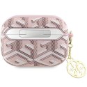 Guess etui do AirPods Pro 2 GUAP2PGCE4CP różowe Gcube Classic Gold Logo W/Charm