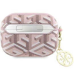 Guess etui do AirPods Pro 2 GUAP2PGCE4CP różowe Gcube Classic Gold Logo W/Charm