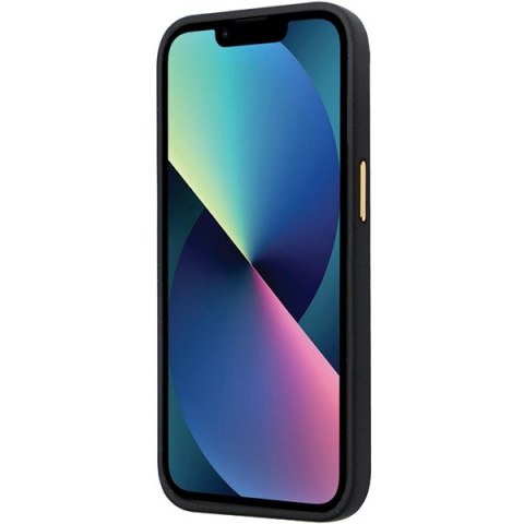 Guess nakładka do iPhone 13 Pro 6,1" GUHCP13LM4DGPK czarna HC Silicone Logo Strass 4G Guess nakładka do iPhone 13 Pro 6,1" GUHCP13LM4DGPK czarna HC Silicone Logo Strass 4G