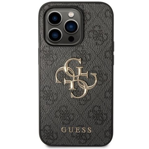 Guess nakładka do iPhone 15 Pro 6,1" GUHCP15L4GMGGR szara hardcase 4G Big Metal Logo Guess nakładka do iPhone 15 Pro 6,1" GUHCP15L4GMGGR szara hardcase 4G Big Metal Logo