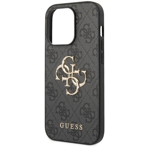 Guess nakładka do iPhone 15 Pro 6,1" GUHCP15L4GMGGR szara hardcase 4G Big Metal Logo Guess nakładka do iPhone 15 Pro 6,1" GUHCP15L4GMGGR szara hardcase 4G Big Metal Logo