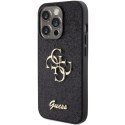 Guess nakładka do iPhone 15 Pro 6,1" GUHCP15LHG4SGK czarna HC Fixed Glitter Big 4G