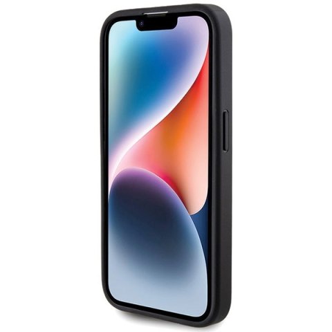 Guess nakładka do iPhone 15 Pro 6,1" GUHCP15LHG4SGK czarna HC Fixed Glitter Big 4G Guess nakładka do iPhone 15 Pro 6,1" GUHCP15LHG4SGK czarna HC Fixed Glitter Big 4G