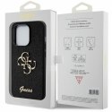 Guess nakładka do iPhone 15 Pro 6,1" GUHCP15LHG4SGK czarna HC Fixed Glitter Big 4G