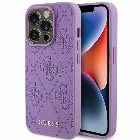 Guess nakładka do iPhone 15 Pro 6,1" GUHCP15LP4EPMU jasnofioletowa HC PU Quilted 4G Classic Guess nakładka do iPhone 15 Pro 6,1" GUHCP15LP4EPMU jasnofioletowa HC PU Quilted 4G Classic