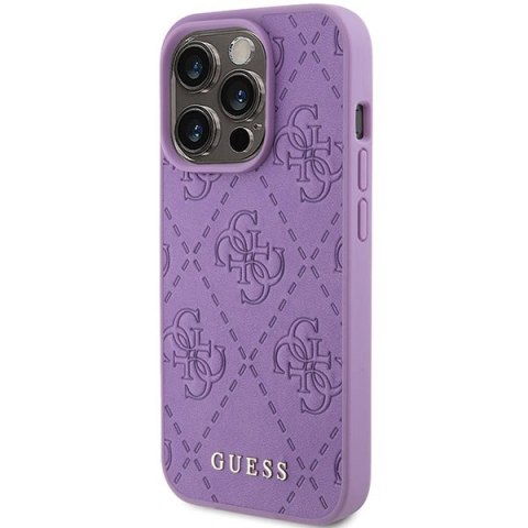 Guess nakładka do iPhone 15 Pro 6,1" GUHCP15LP4EPMU jasnofioletowa HC PU Quilted 4G Classic Guess nakładka do iPhone 15 Pro 6,1" GUHCP15LP4EPMU jasnofioletowa HC PU Quilted 4G Classic