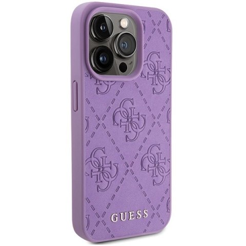 Guess nakładka do iPhone 15 Pro 6,1" GUHCP15LP4EPMU jasnofioletowa HC PU Quilted 4G Classic Guess nakładka do iPhone 15 Pro 6,1" GUHCP15LP4EPMU jasnofioletowa HC PU Quilted 4G Classic