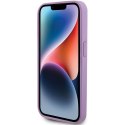 Guess nakładka do iPhone 15 Pro 6,1" GUHCP15LP4EPMU jasnofioletowa HC PU Quilted 4G Classic