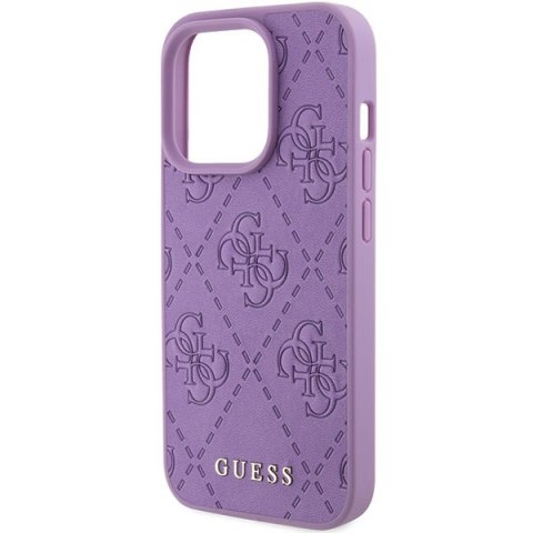 Guess nakładka do iPhone 15 Pro 6,1" GUHCP15LP4EPMU jasnofioletowa HC PU Quilted 4G Classic Guess nakładka do iPhone 15 Pro 6,1" GUHCP15LP4EPMU jasnofioletowa HC PU Quilted 4G Classic