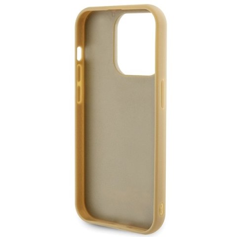 Guess nakładka do iPhone 15 Pro 6,1" GUHCP15LPMSDGSD złota HC PU Disco Script Metal Guess nakładka do iPhone 15 Pro 6,1" GUHCP15LPMSDGSD złota HC PU Disco Script Metal