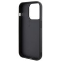 Guess nakładka do iPhone 15 Pro 6,1" GUHCP15LPMSDGSK czarna HC PU Disco Script Metal