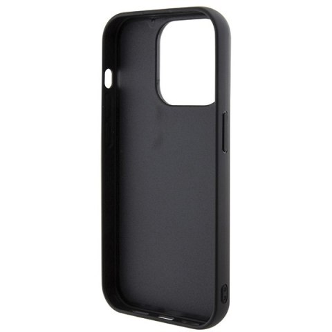 Guess nakładka do iPhone 15 Pro 6,1" GUHCP15LPMSDGSK czarna HC PU Disco Script Metal Guess nakładka do iPhone 15 Pro 6,1" GUHCP15LPMSDGSK czarna HC PU Disco Script Metal