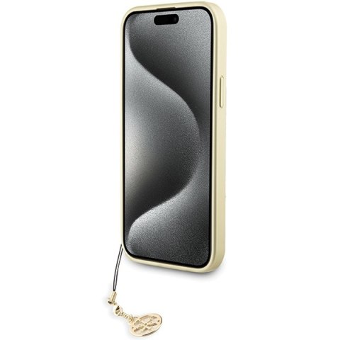 Guess nakładka do iPhone 15 Pro Max 6,7" GUHCP15XGF4GGR szara HC PU 4G Charm Guess nakładka do iPhone 15 Pro Max 6,7" GUHCP15XGF4GGR szara HC PU 4G Charm