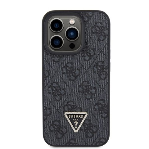 Guess nakładka do iPhone 15 Pro Max 6,7" UHCP15XP4TDSCPK czarna hardcase Crossbody 4G Metal Logo Guess nakładka do iPhone 15 Pro Max 6,7" UHCP15XP4TDSCPK czarna hardcase Crossbody 4G Metal Logo