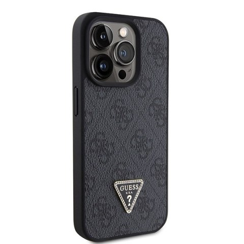 Guess nakładka do iPhone 15 Pro Max 6,7" UHCP15XP4TDSCPK czarna hardcase Crossbody 4G Metal Logo Guess nakładka do iPhone 15 Pro Max 6,7" UHCP15XP4TDSCPK czarna hardcase Crossbody 4G Metal Logo