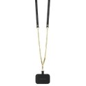 Guess nakładka do iPhone 15 Pro Max 6,7" UHCP15XP4TDSCPK czarna hardcase Crossbody 4G Metal Logo