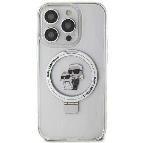 Karl Lagerfeld nakładka do iPhone 11 6,1" KLHMN61HMRSKCH biała HC Magsafe Ringstand KC Karl Lagerfeld nakładka do iPhone 11 6,1" KLHMN61HMRSKCH biała HC Magsafe Ringstand KC