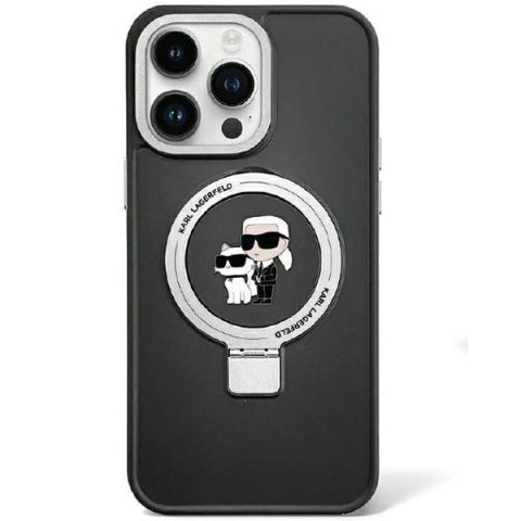 Karl Lagerfeld nakładka do iPhone 13 Pro 6,1" KKLHMP13LHMRSKCK czarna HC Magsafe Ringstand KC Karl Lagerfeld nakładka do iPhone 13 Pro 6,1" KKLHMP13LHMRSKCK czarna HC Magsafe Ringstand KC