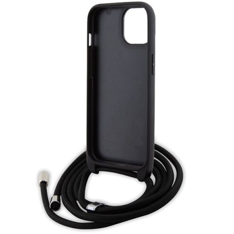Karl Lagerfeld nakładka do iPhone 15 6,1" KLHCP15SSASKNPSK czarna HC Saffiano Ikonik Metal Pin Monogram Crossbody Karl Lagerfeld nakładka do iPhone 15 6,1" KLHCP15SSASKNPSK czarna HC Saffiano Ikonik Metal Pin Monogram Crossbody