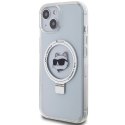 Karl Lagerfeld nakładka do iPhone 15 6,1" KLHMP15SHMRSCHH biała HC Magsafe Ringstand CH