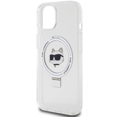 Karl Lagerfeld nakładka do iPhone 15 6,1" KLHMP15SHMRSCHH biała HC Magsafe Ringstand CH Karl Lagerfeld nakładka do iPhone 15 6,1" KLHMP15SHMRSCHH biała HC Magsafe Ringstand CH
