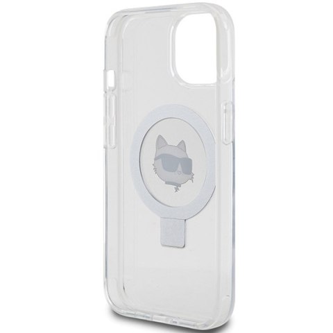 Karl Lagerfeld nakładka do iPhone 15 6,1" KLHMP15SHMRSCHH biała HC Magsafe Ringstand CH Karl Lagerfeld nakładka do iPhone 15 6,1" KLHMP15SHMRSCHH biała HC Magsafe Ringstand CH