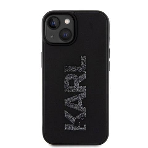 Karl Lagerfeld nakładka do iPhone 15 Plus 6,7" KLHCP15M3DMBKCK czarna HC 3D Logo Glitter Karl Lagerfeld nakładka do iPhone 15 Plus 6,7" KLHCP15M3DMBKCK czarna HC 3D Logo Glitter