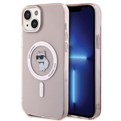 Karl Lagerfeld nakładka do iPhone 15 Plus 6,7" KLHMP15MHFCCNOP różowa HC Magsafe IML C Karl Lagerfeld nakładka do iPhone 15 Plus 6,7" KLHMP15MHFCCNOP różowa HC Magsafe IML C