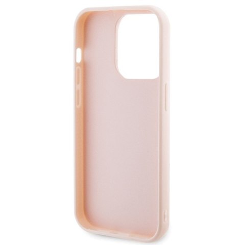 Karl Lagerfeld nakładka do iPhone 15 Pro 6,1" KLHCP15L3DMBKCP różowa HC 3D Logo Glitter Karl Lagerfeld nakładka do iPhone 15 Pro 6,1" KLHCP15L3DMBKCP różowa HC 3D Logo Glitter