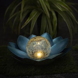 Forever Light Lampa solarna LED SUNARI FLS-70 Kwiat Lotosu niebieski 3000K 600mAh Ni-MH