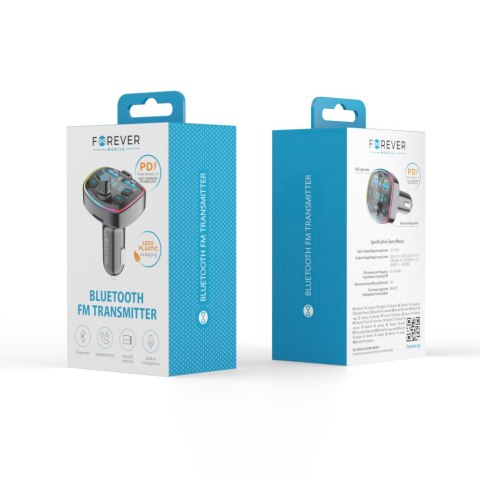 Forever transmiter FM Bluetooth TR-360 czarny Forever transmiter FM Bluetooth TR-360 czarny