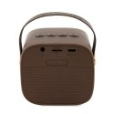 Guess głośnik Bluetooth GUWSB2P4SMW Speaker brown 4G Leather Script Logo with Strap