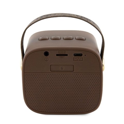 Guess głośnik Bluetooth GUWSB2P4SMW Speaker brown 4G Leather Script Logo with Strap Guess głośnik Bluetooth GUWSB2P4SMW Speaker brown 4G Leather Script Logo with Strap