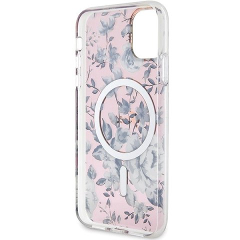 Guess nakładka do iPhone 11 / XR 6.1" GUHMN61HCFWSP różowa hardcase Flower MagSafe Guess nakładka do iPhone 11 / XR 6.1" GUHMN61HCFWSP różowa hardcase Flower MagSafe