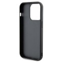 Guess nakładka do iPhone 13 Pro 6,1" GUHCP13LPMSDGSK czarna HC PU DISCO SCRIPT METAL