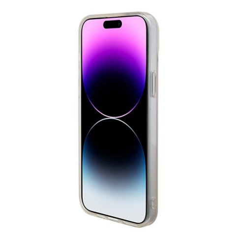 Guess nakładka do iPhone 15 6,1" GUHMP15SHITSP różowa hardcase IML Iridescent MagSafe Guess nakładka do iPhone 15 6,1" GUHMP15SHITSP różowa hardcase IML Iridescent MagSafe