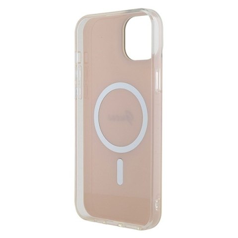 Guess nakładka do iPhone 15 6,1" GUHMP15SHITSP różowa hardcase IML Iridescent MagSafe Guess nakładka do iPhone 15 6,1" GUHMP15SHITSP różowa hardcase IML Iridescent MagSafe
