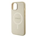 Guess nakładka do iPhone 15 Plus 6,7" GUHMP15MPSAHMCB złota hardcase Saffiano MagSafe