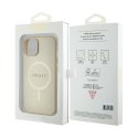 Guess nakładka do iPhone 15 Plus 6,7" GUHMP15MPSAHMCB złota hardcase Saffiano MagSafe